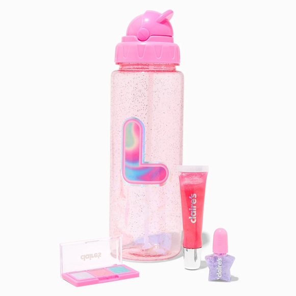 🎃 Claire’s Initial Water Bottle Makeup Set - Picture 6 of 9
